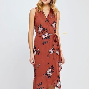 Floral Wrap Dress